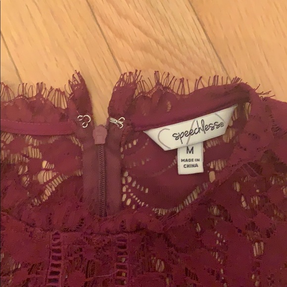 Lace maroon dress!! - Picture 4 of 5